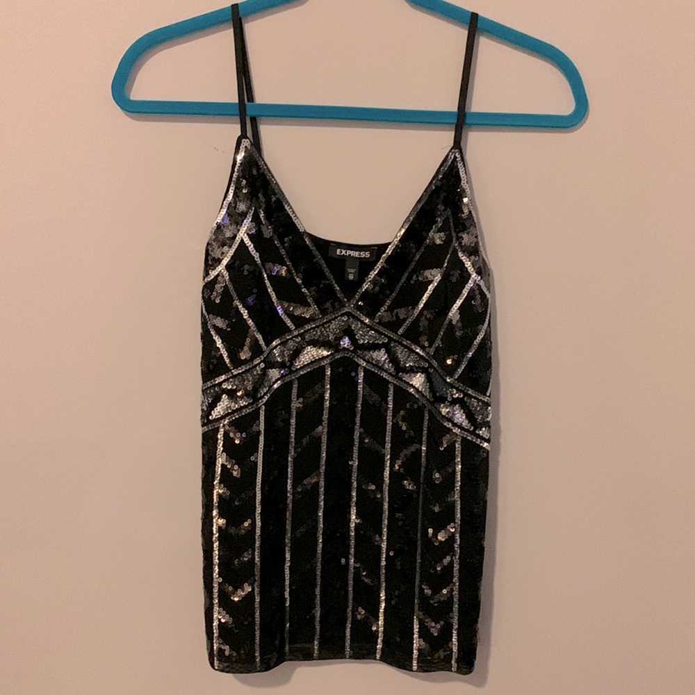 Beautiful Sequence Top- Never Worn!!